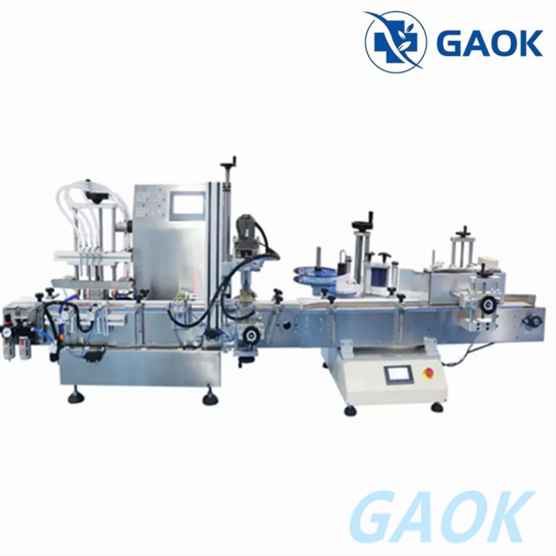 filling capping and labeling machine filling capping and labeling machine